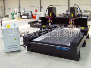 渭南蒲城县双头立体多功能石材雕刻机HW-1325-2Z